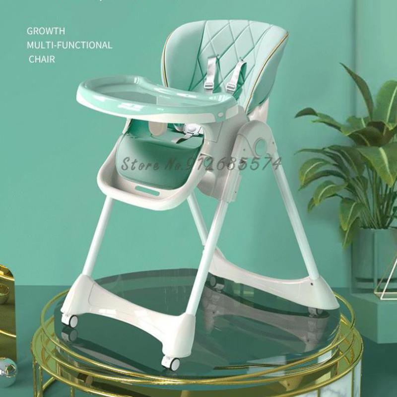 아기 식사 의자 어린이 먹는 좌석 다기능 휴대용 접이식 아기 식탁 및 의자 홈
